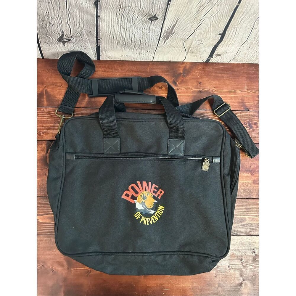 Leed’s Nylon Tote Bag – Vintage McGruff the Crime Dog “Power of Prevention” Prin